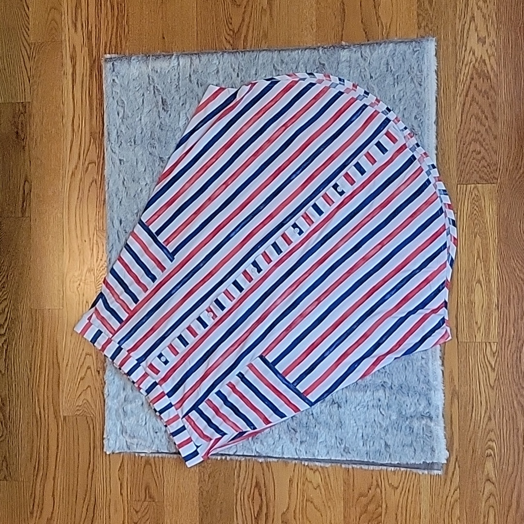 Lane Bryant Red/White/Blue Striped Midi Skirt, Women's 14/16, Nwt!